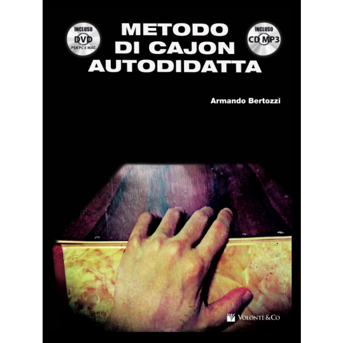 Armando Bertozzi Metodo di Cajon Autodidatta  con cd e dvd main product photo