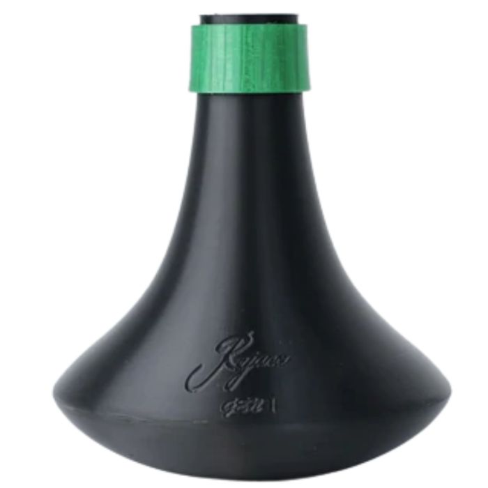 Sordina Trombone Basso Rejano Mutes CLOVER Green Practice in resina Nera main product photo