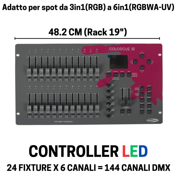 Showtec COLORCUE 3 main product photo