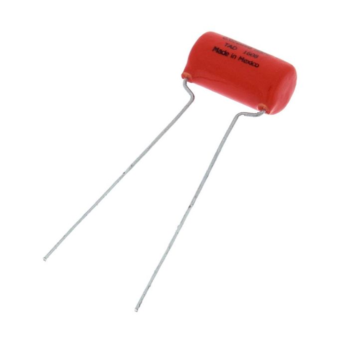 Condensatore CAP-0039 polyester orange drop main product photo