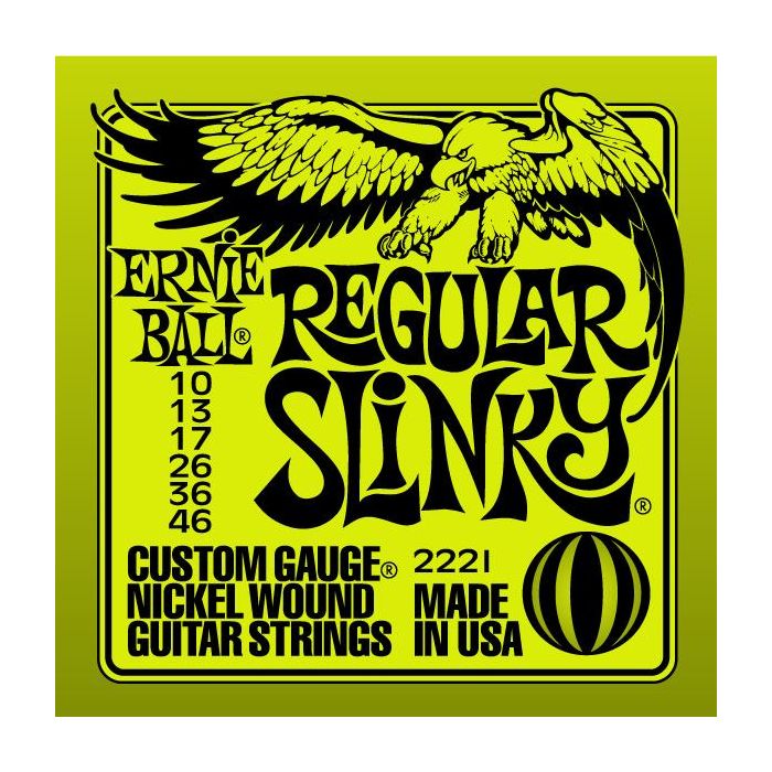 Ernie Ball 2221 elettrica Regular Slinky 010-046 main product photo