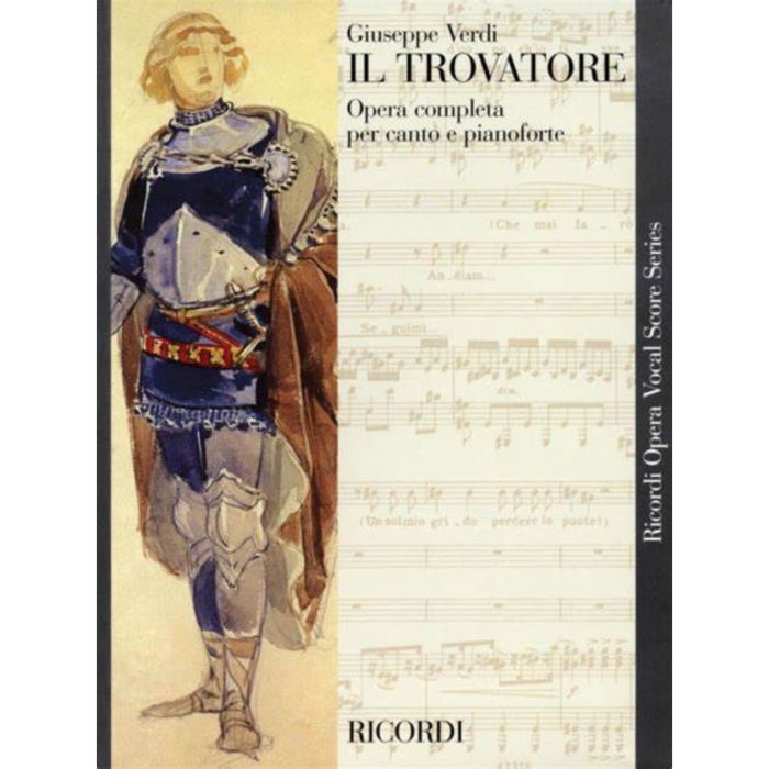G.Verdi Il Trovatore opera completa per canto e pianoforte Ed.Ricordi main product photo