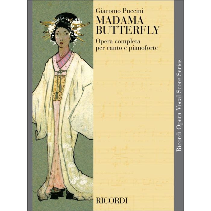 G.Puccini Madama Butterfly opera completa per canto e pianoforte Ed.Ricord main product photo