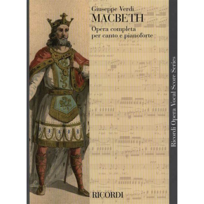 G.Verdi Macbeth opera completa per canto e pianoforte Ed.Ricord main product photo
