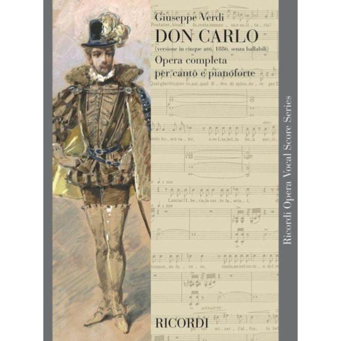 G.Verdi Don Carlo opera completa per canto e pianoforte Ed.Ricordi main product photo