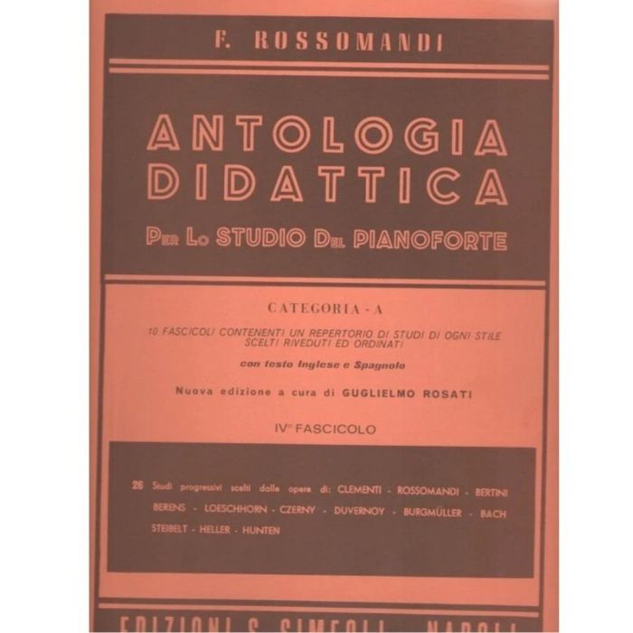 Rossomandi Antologia Didattica Cat.A 4  main product photo
