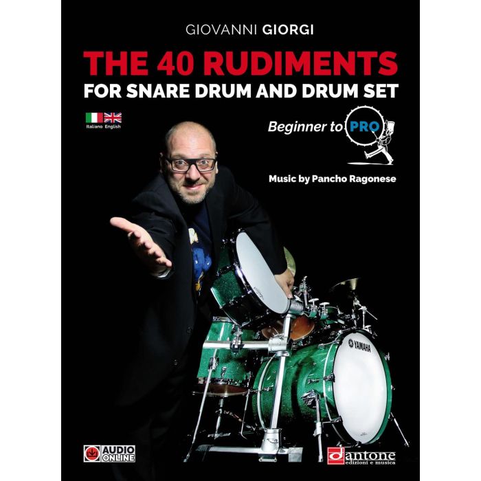 The 40 Rudiments for Snare Dru Autore Giorgi Giovanni main product photo