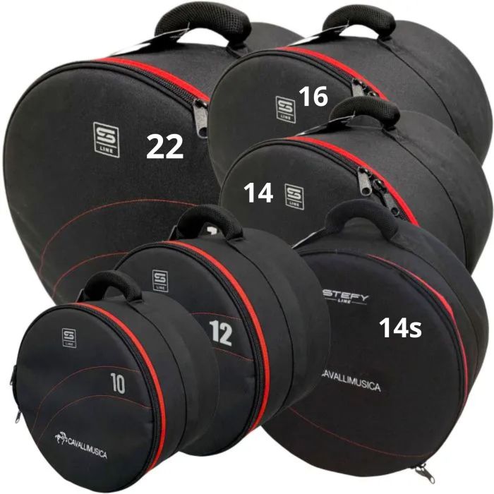 Set borse batteria Stefy Line serie 200 6pz 22/10/12/14/16/14s main product photo