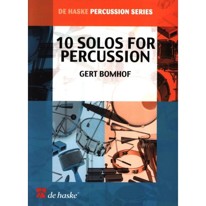 10 Solos for Percussion Gert Bomhof Book - percussion main product photo