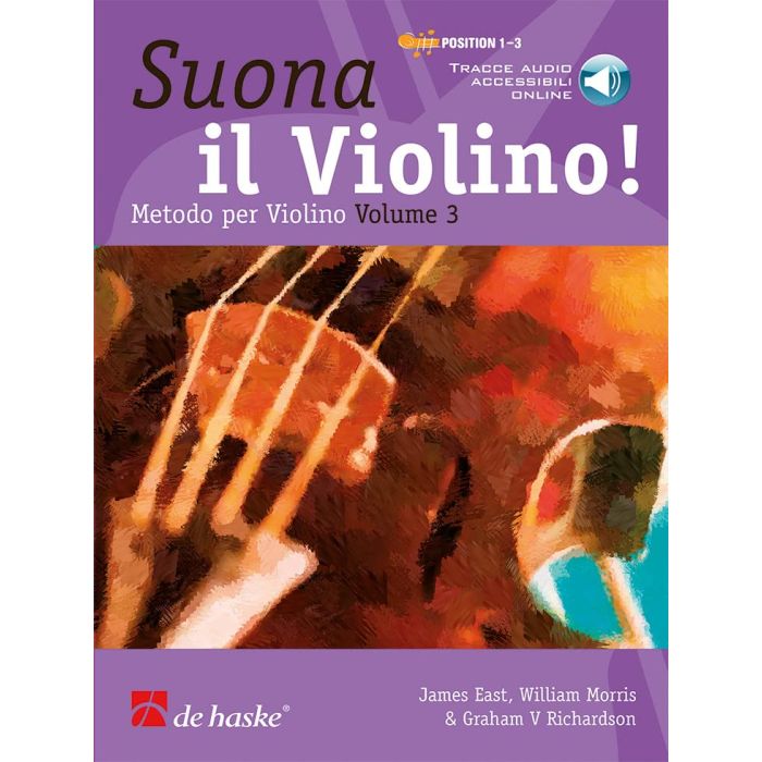Suona il Violino! Vol 3 James East BOOK+AUDIO-ONLINE - Violino main product photo