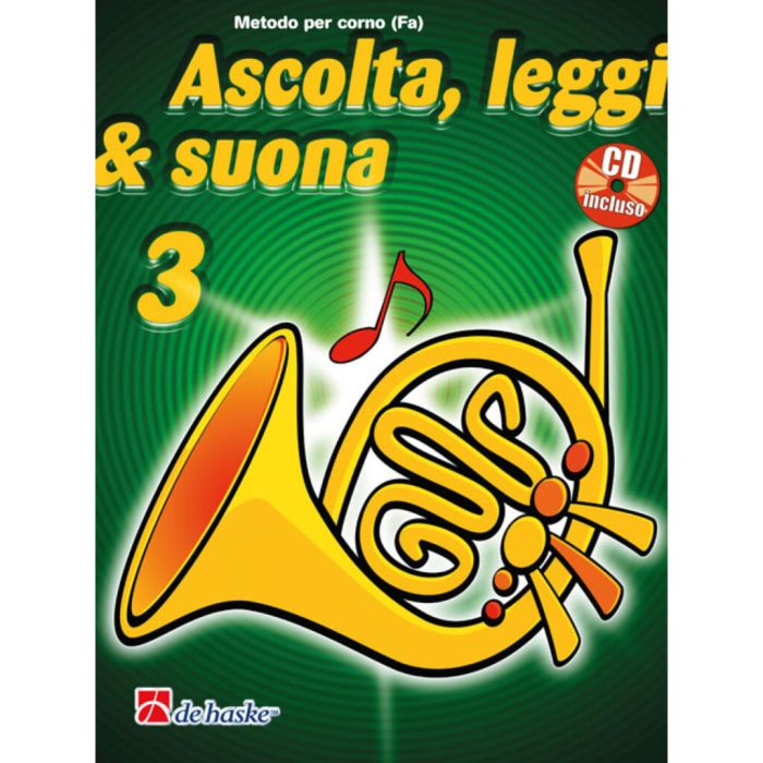 Ascolta, Leggi & Suona!Corno in Fa Vol.3 con audio Online main product photo