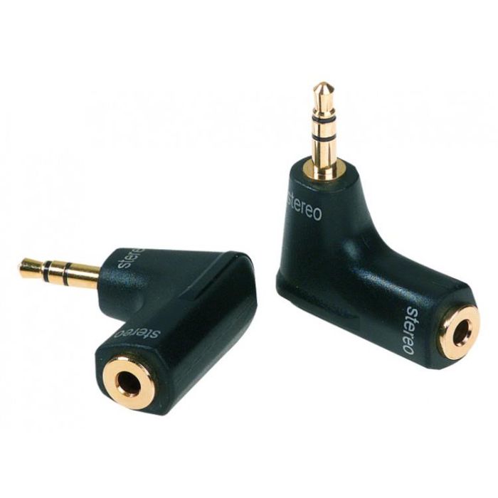 Proel Adattatore Jack 3.5 mm Femmina Stereo - Jack 3.5 mm Maschio Stereo ANGOLARE main product photo