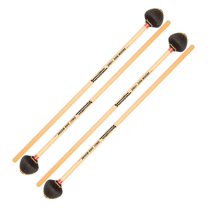 Mallets Innovative Percussion vibrafono Dan Moore black cord quadriglia main product photo