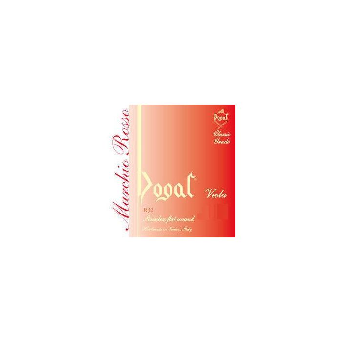 Corde Viola Dogal VLA linea rossa in acciaio 14" main product photo