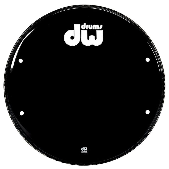 Pelle DW 18" Grancassa DRDHGB18K Nera Risonante Logo DW main product photo