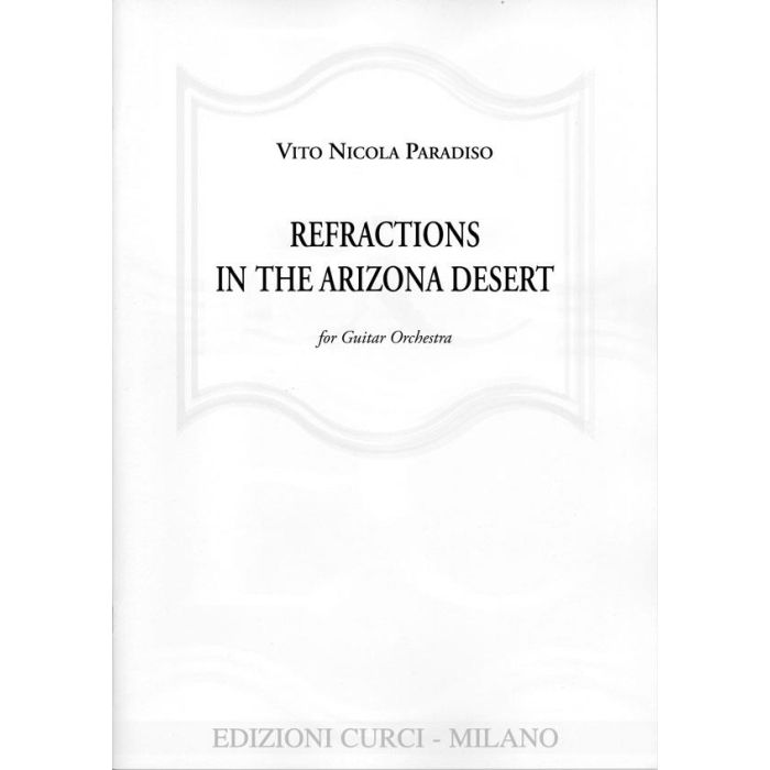 Paradiso Refractions in the Arizona desert for guitar orchestra main product photo