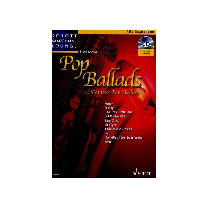 D.Juchem Pop Ballads per Sax Alto con cd main product photo