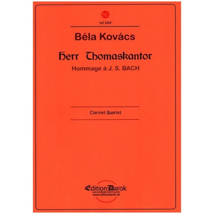 B.Kovàcs Hommages à Johann Sebastian Bach main product photo