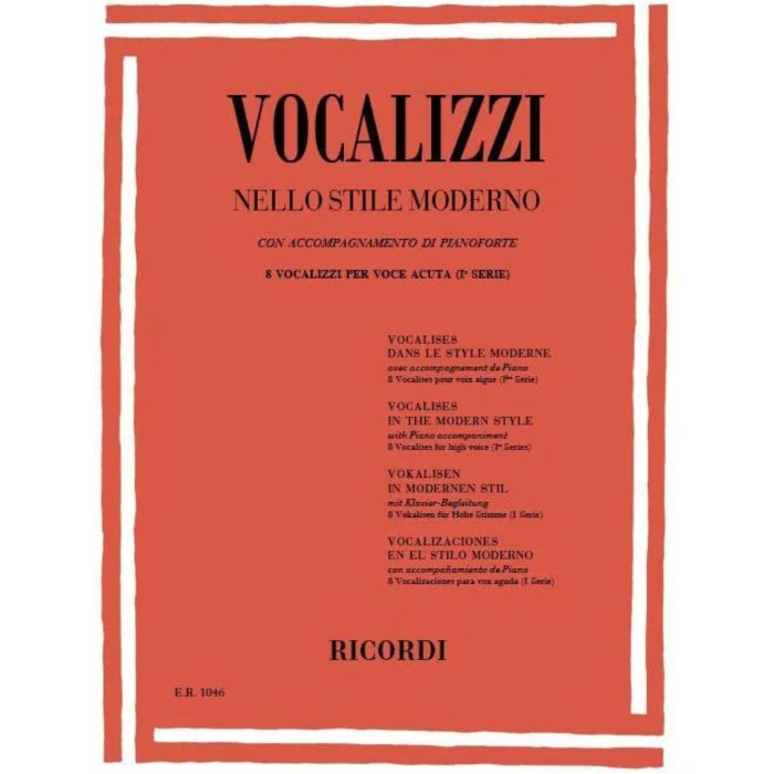 Vocalizzi nello Stile Moderno: I Serie Vol.1 Voce Acuta main product photo