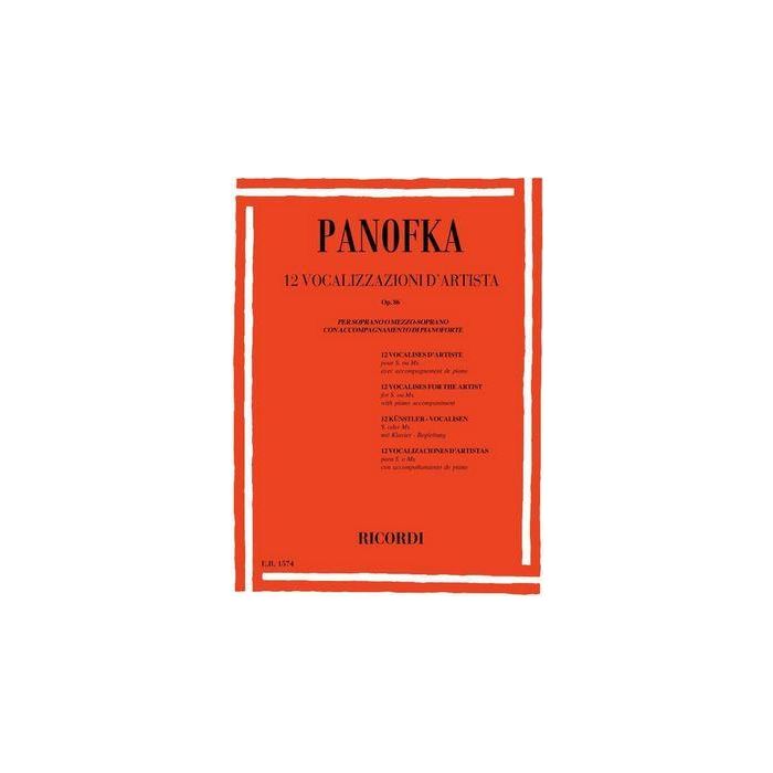 H.Panofka 12 vocalizzi d'Artista op.86 per soprano o mezzosoprano main product photo