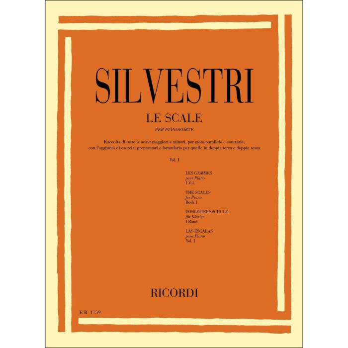 R.Silvestri Le scale per Pianoforte Vol.1 main product photo
