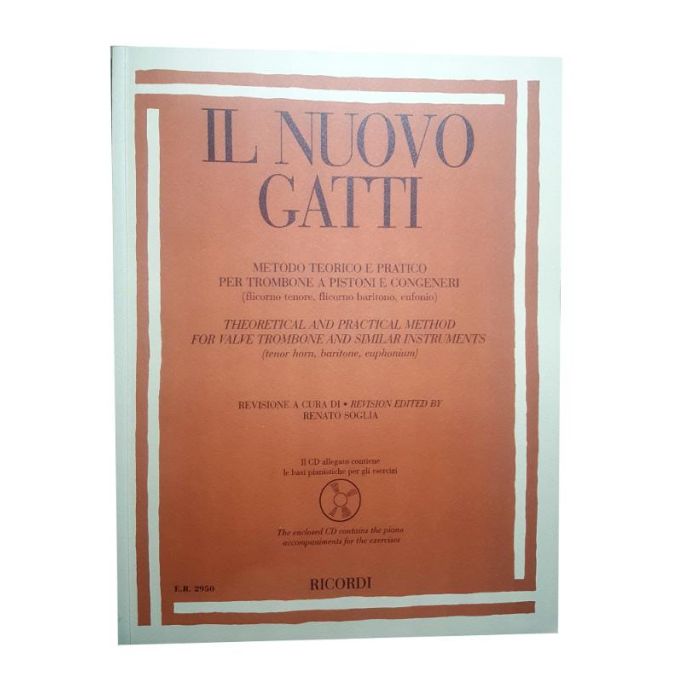 Il Gatti Nuovo Gatti Metodo Trombone B.C.con cd main product photo