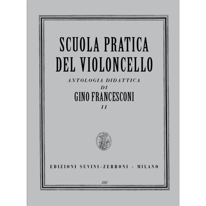 G.Francesconi Scuola Pratica del Violoncello Vol. 2 main product photo