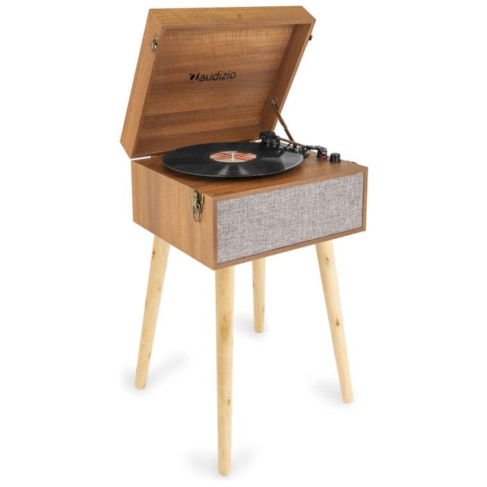 Audizio Giradischi bluetooth Fremont Retro con gambe wood main product photo