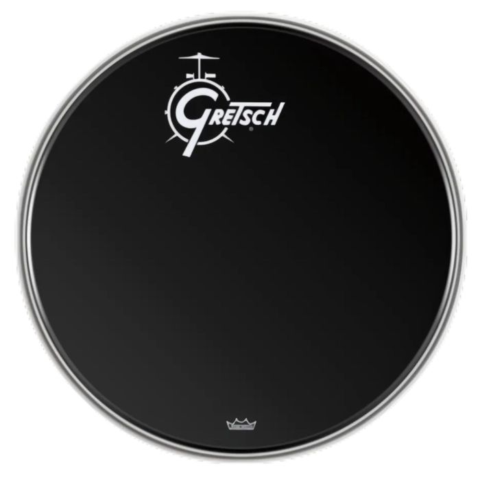 Pelle Gretsch 22" Ebony Logo Centrale GRDHEB22 main product photo