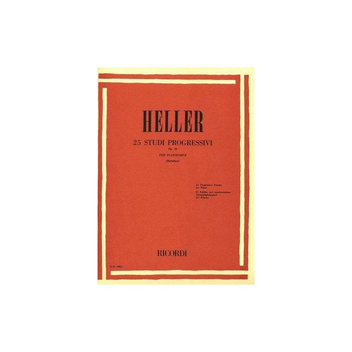 Heller 25 Studi per Pianoforte Op.46 main product photo