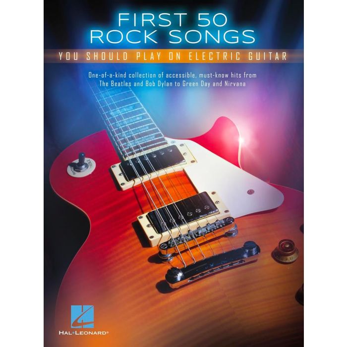 First 50 rock songs you should play on electric guitar main product photo