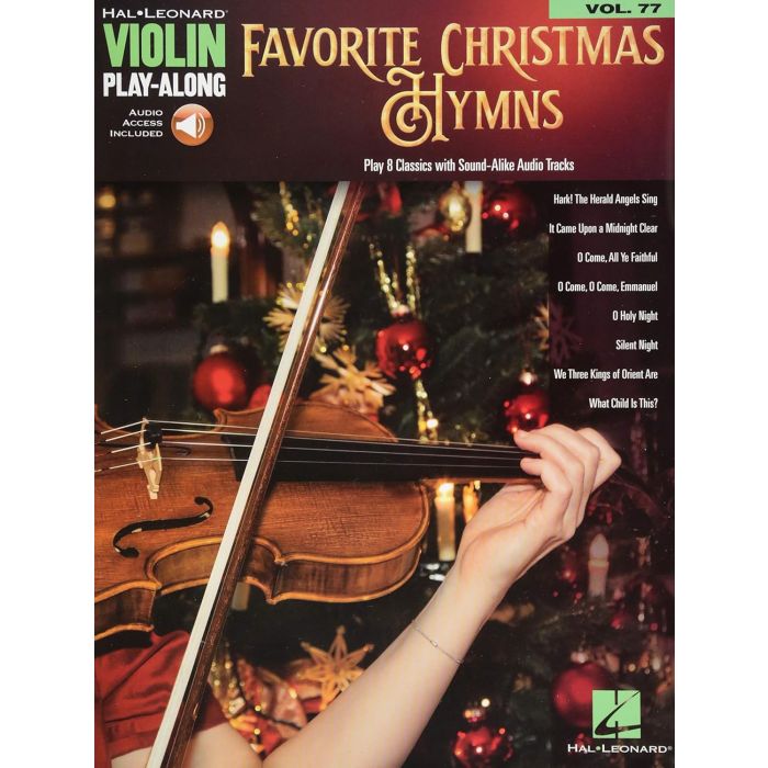 Favorite Christmas Hymns BOOK+AUDIO-ONLINE Violino main product photo