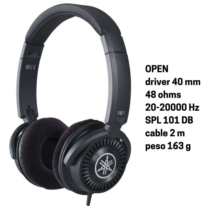 Cuffia Yamaha HPH150B OPEN black 48 Ohm main product photo