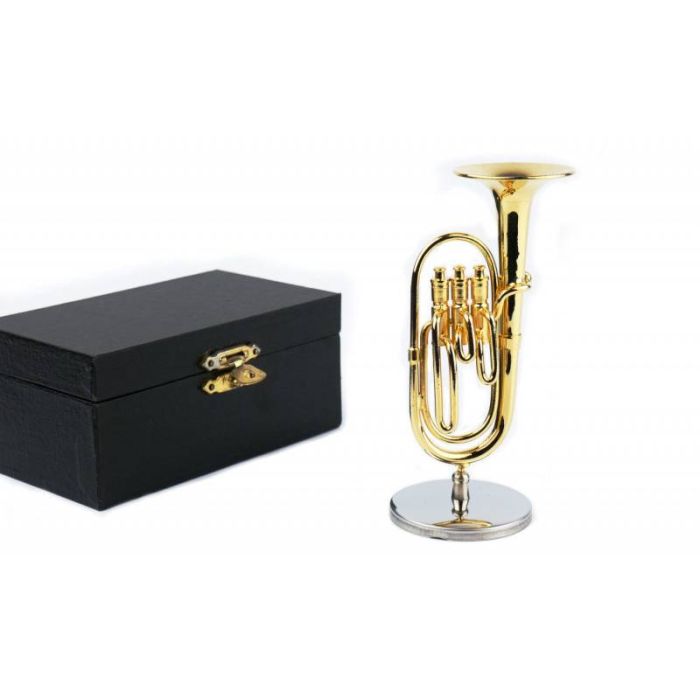 Miniatura Tuba con piedistallo 10,16 cm con astuccio Agifty main product photo