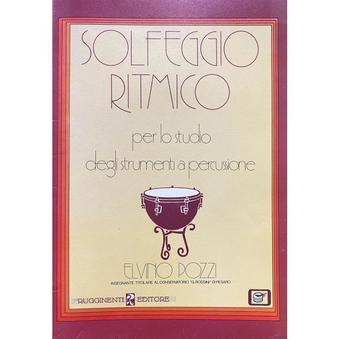 Pozzi Solfeggio ritmico per lo studio strumenti percussione main product photo