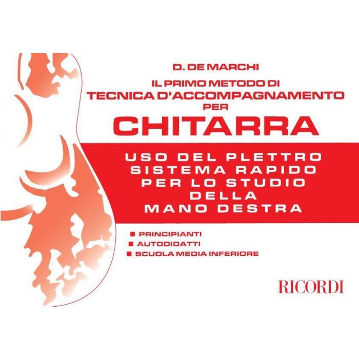 De Marchi Il primo metodo di tecnica d'accompagnamento per chitarra main product photo