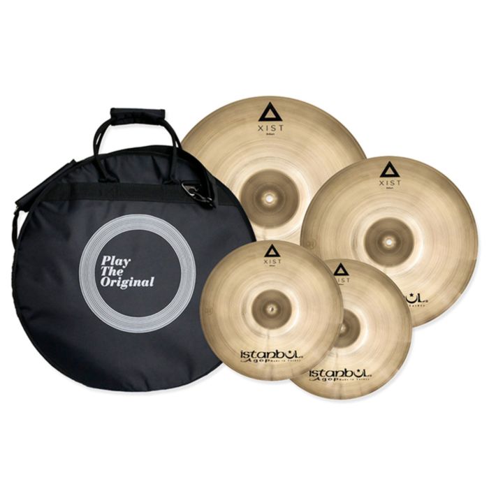 Istanbul Agop 3 Xist Set Piatti Hi-hat 14'',Crash 16'', Ride 20' con borsa main product photo