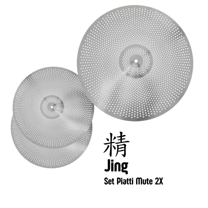 Set Piatti Jing Mute 2X HH 14" Ride 16" main product photo
