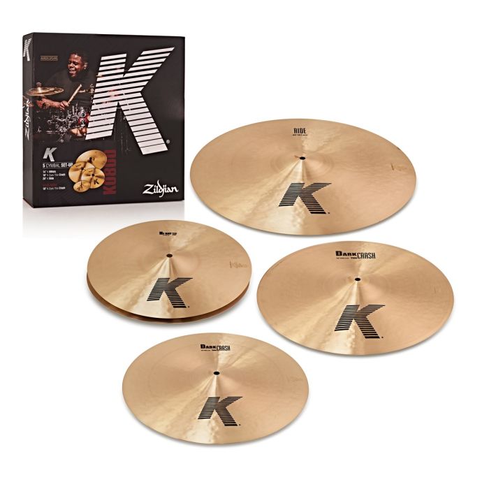 Set Piatti Zildjian 5 K K0800 H-H 14"+Crash 16"+18"+Ride 20" main product photo