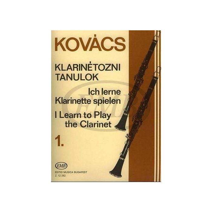 B.Kovacs I Learn to play the Clarinet Vol.1 main product photo