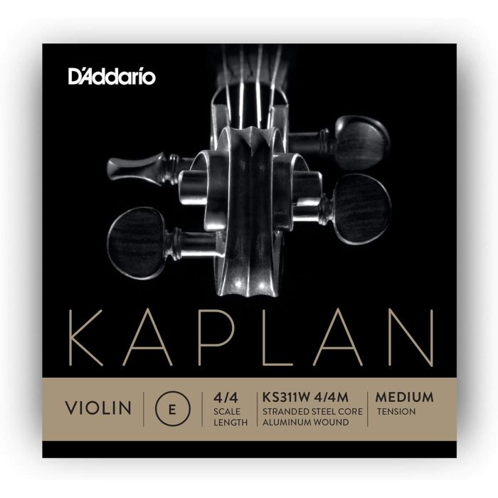 Corda Violino 4/4 D'Addario Kaplan MI KS311W non Whistlin VLN con pallino main product photo