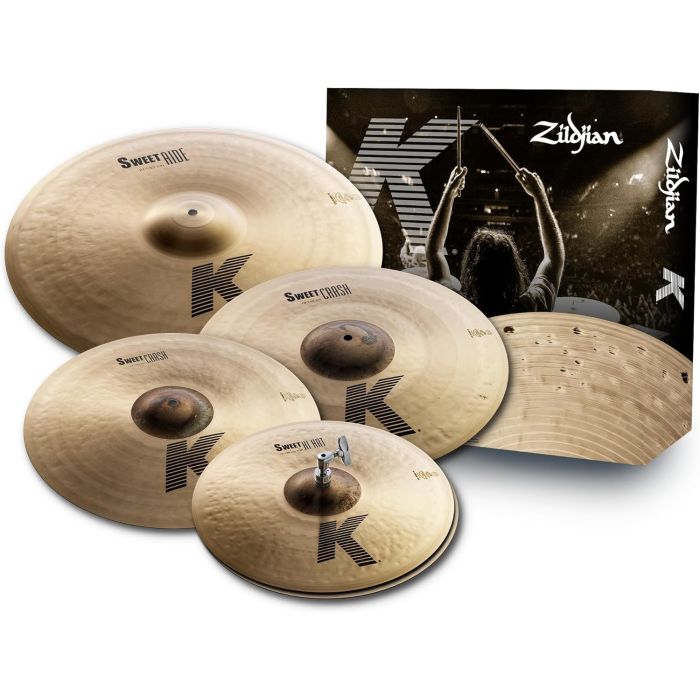 Set Piatti Zildjian K Sweet HH 15" Crash 17/19"" Ride 21" main product photo