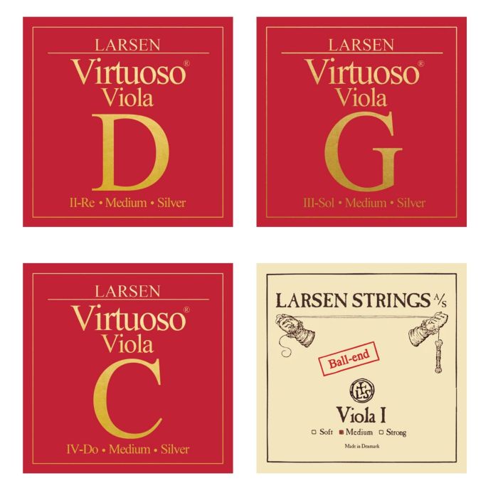 Corde Viola Larsen Virtuoso medium A LA pallino main product photo