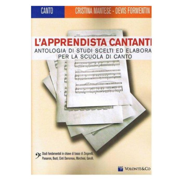 C. Mantese D.Formentin L'Apprendista Cantante Studi in chiave di Basso main product photo
