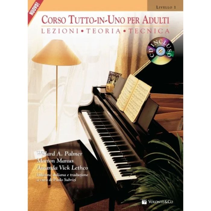 W.Palmer Adult piano Corse Corso Tutto in uno Vol.1 con Cd main product photo
