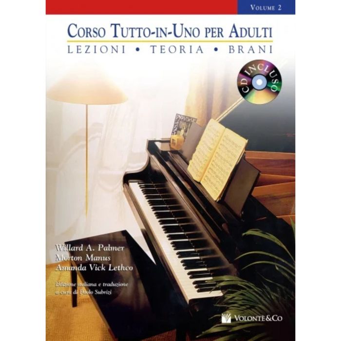W.Palmer Adult piano Corse Corso Tutto in uno Vol.2 con Cd main product photo