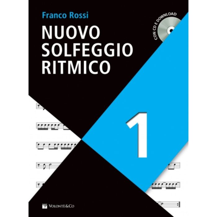 F.Rossi Nuovo solfeggio ritmico vol. 1 con cd main product photo