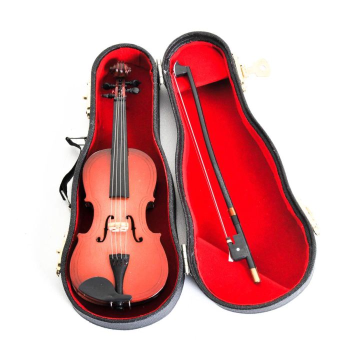 Miniatura Violino 15cm con custodia Croson main product photo