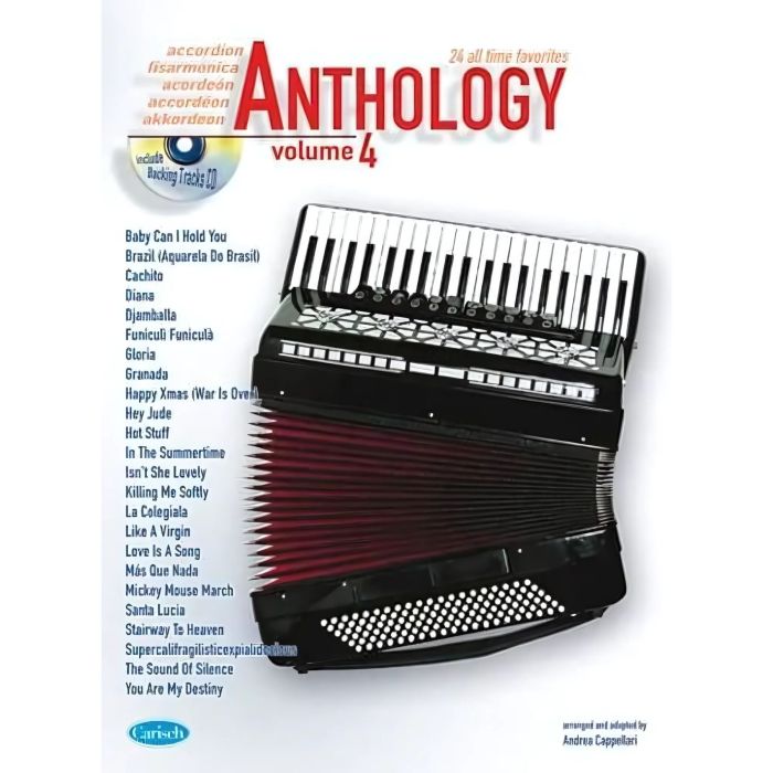 Anthology Fisarmonica 4 con cd main product photo