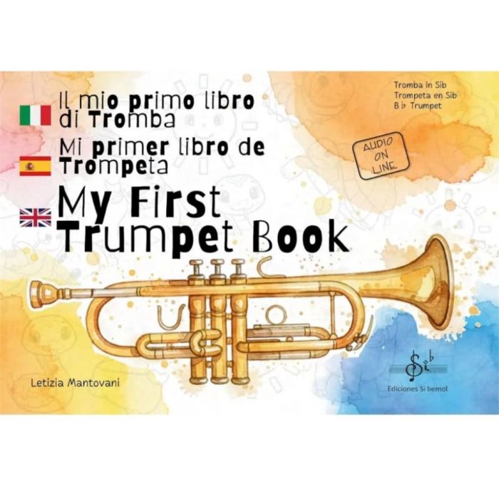 LETIZIA MANTOVANI il mio primo libro di tromba con audio online main product photo